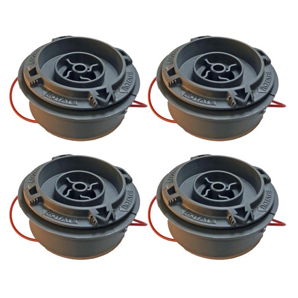 Ryobi RY28140 Trimmer (4 Pack) Replacement String Head Assembly -