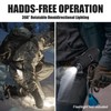 ULTRAFIRE Tactical Flashlight Holster Pouch,360 Degree Adjustable Police Duty Belt