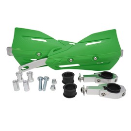 JFG RACING Dirt Bike Handguards,Motorcycle 7/8'' and 1 1/8'' Hand Guards Aluminum Universal for Dirt Pit Bike MX Motocross Supermoto Racing ATV Quad KAYO - Green