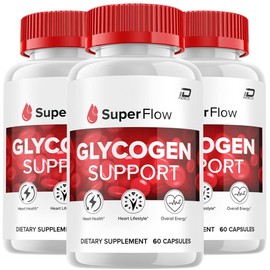 Super Flow (3 Pack) Super Flow Capsules - SuperFlow All Natural Formula, Maximum Strength