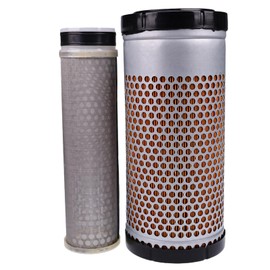 IEQFUE Air Filter Set RD158-42270 RD158-42280 Compatible with Kubota Excavators KX040-4 John Deere Excavators 30G 35G 50G