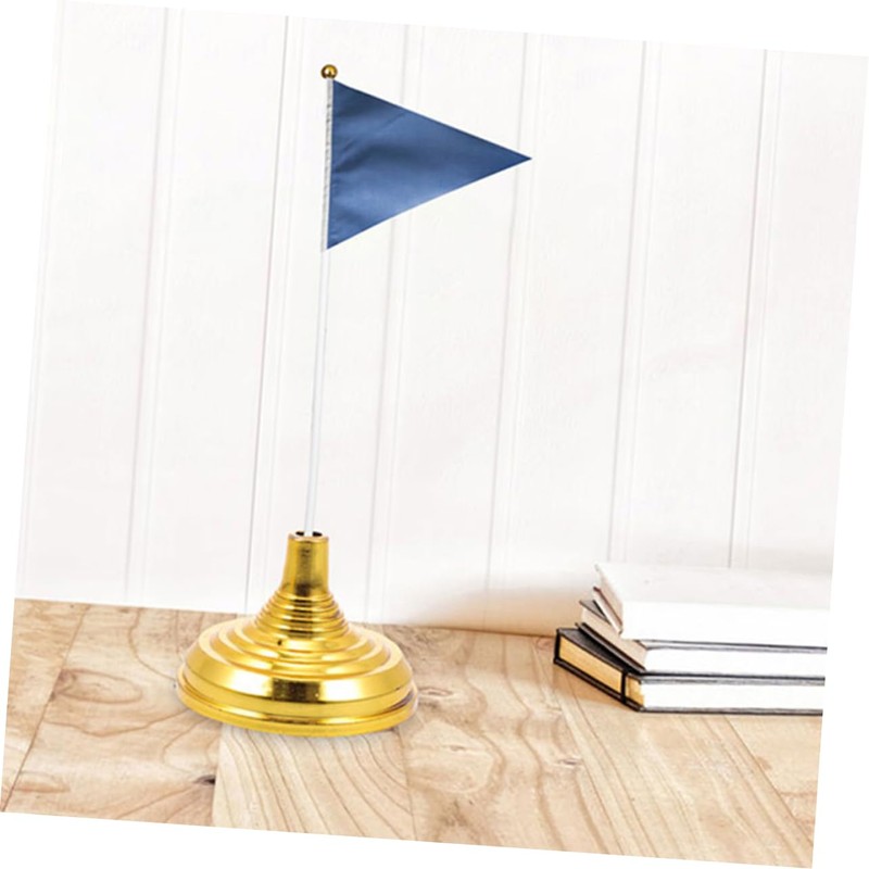 DOITOOL 2sets Mini Flag Holder Stands for Office Desk Compact