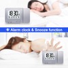 Projection Alarm Clock ALLOMN USB Charging Dual Alarms Clock with