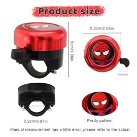 Darryy Children's Bicycle Bell Loud Horn Bicycle Bell Children's Bicycle Bell (Red)