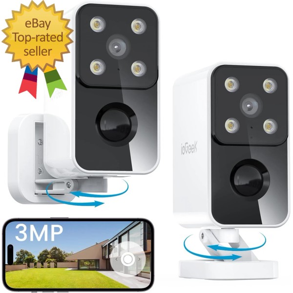 Does not apply Security Cameras Wireless Outdoor Pan Rotating 180°