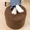 Asuprui Supportive Boucle Ottoman Foot Rest Elevate Your Living Room