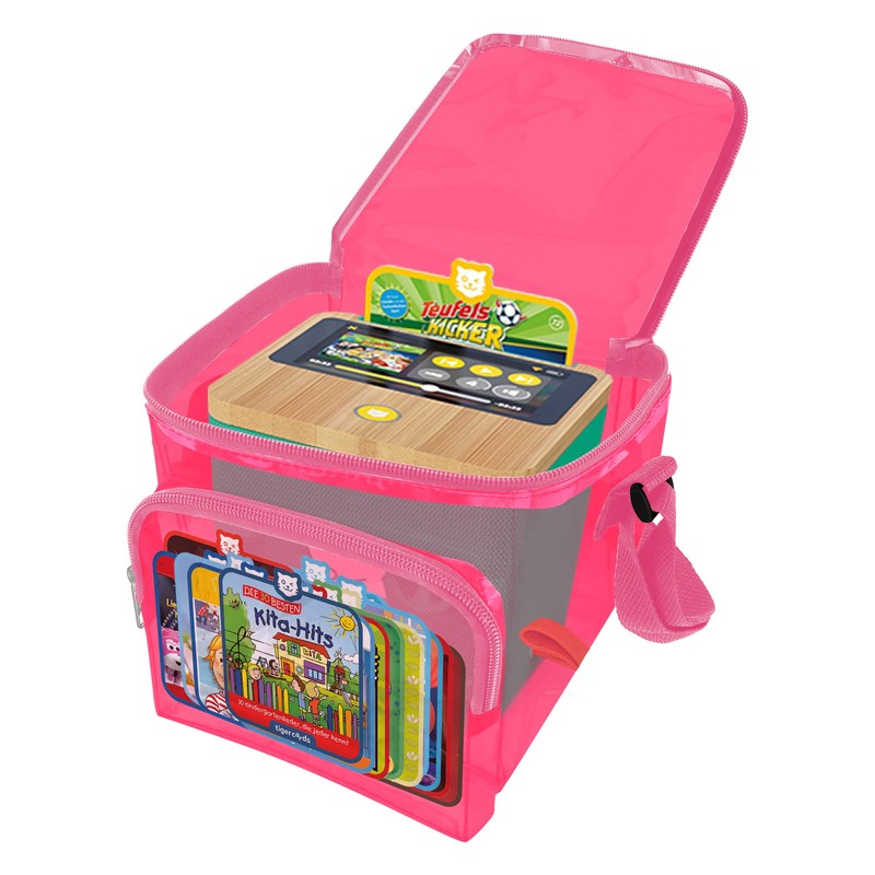 Carry Case for Tonie Characters and Toniebox, Clear Bag for