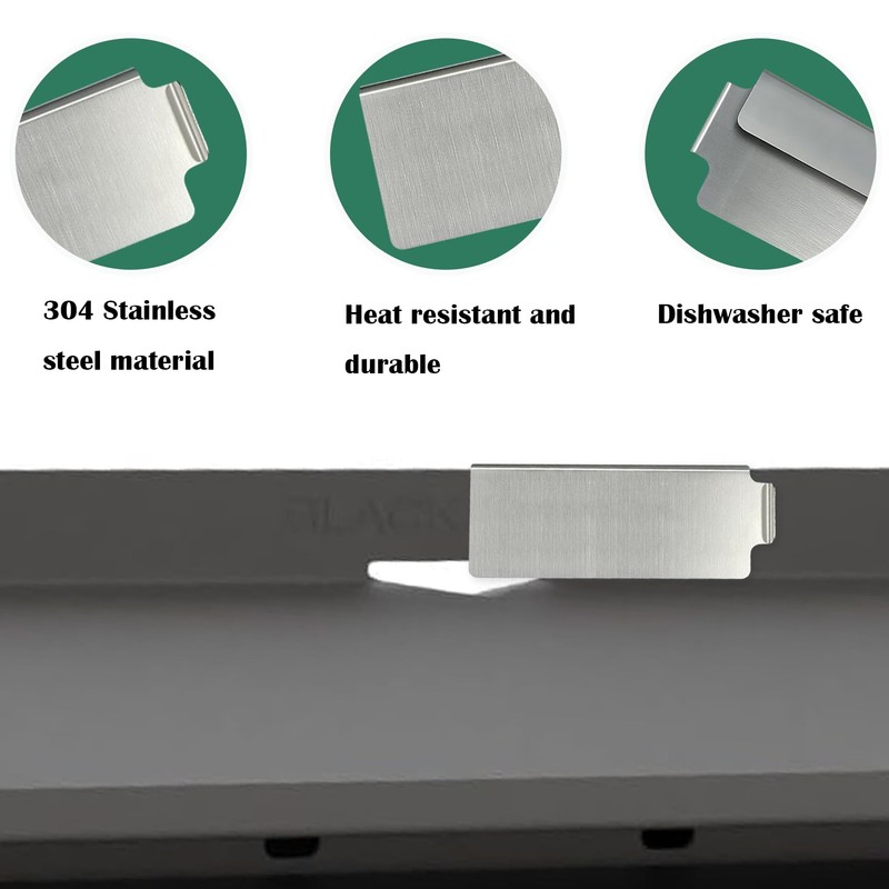 Grease Trap for Blackstone Griddle, Stainless Steel Rear Grease Gate