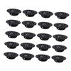 WOONEKY 20pcs Black Stainless Steel Round Vent Covers for Optimal