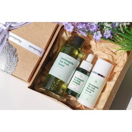 [Gift Recommendation] Skin soothing  Tricentennial Tea Tree Basic Gift Set - Toner + Ampoule + Moisturizing Cream / [선물 추천] 피부진정 삼백초 티트리 기초 선물세트 - 토너 + 앰플 + 수분크림