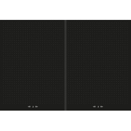 Life Journal 21 Dot Black Paper: The Personal Calendar