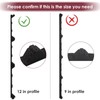 12 in Inside Classic Ribbed Profile Foam Closure Strip for