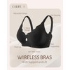 Gailife Bras for Women No Underwire Jelly Bras Wave Wireless