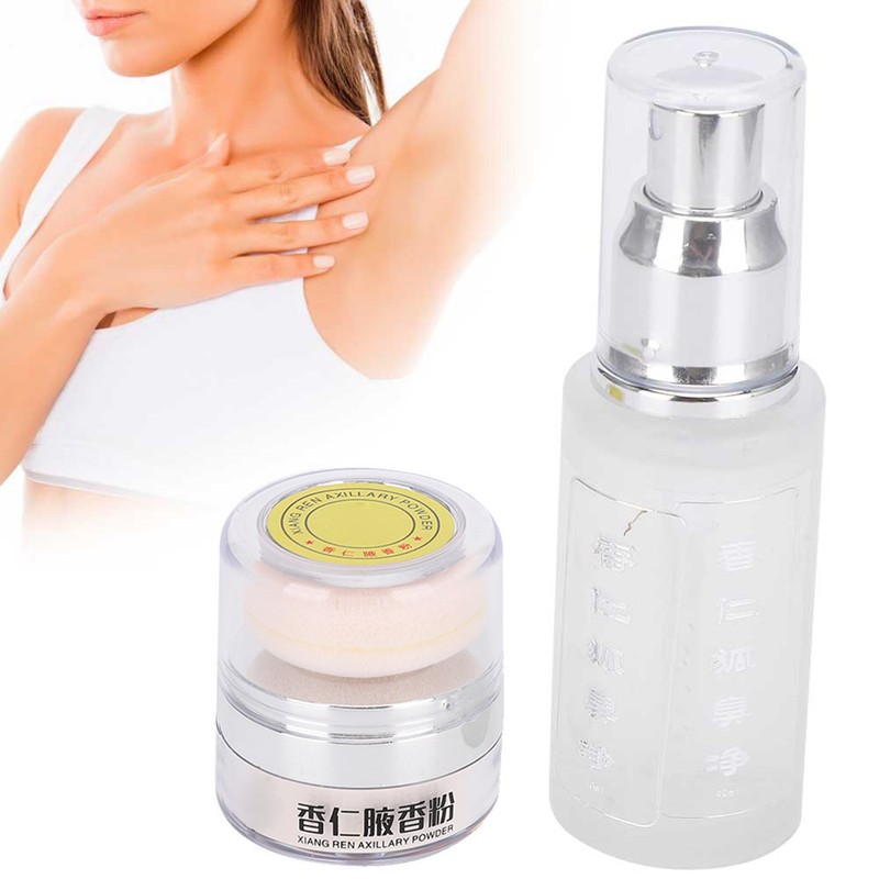 Body Deodorant Spray Powder Antiperspirant Water Underarms Body Bad Odor