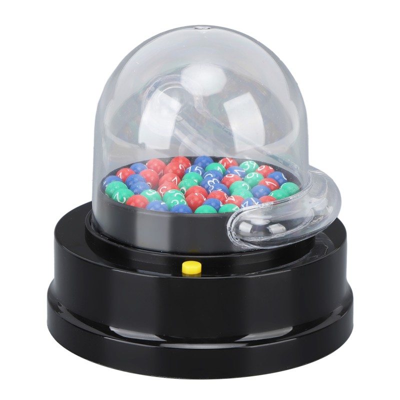 Electric Shake Lucky Ball Machine Mini Lottery Machine Portable Fortunate