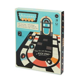 balvi Board Game Jukebox Hits Colour Multicoloured The Goose Game in a Musical Version Made of Wood