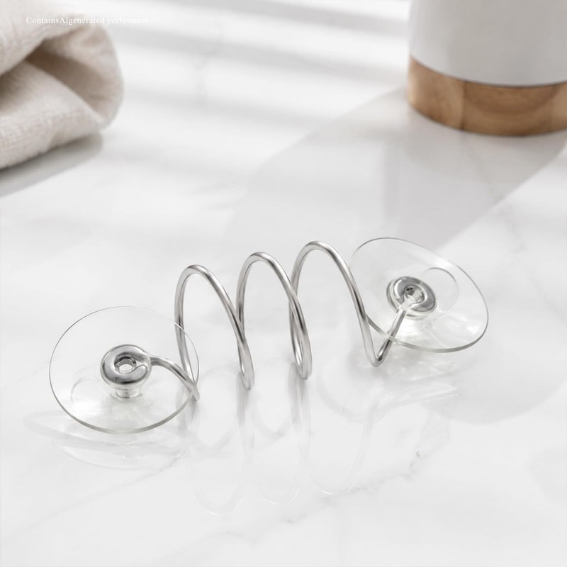 Soap Dispensing Palm Brush Holder with a Traceless Suction Cup
