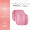 BDK Good Quality Pink Reflective Polyester Pop Up Car Windshield