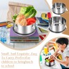 6 Pcs Stainless Steel Bento Box Bulk, 6 Sizes