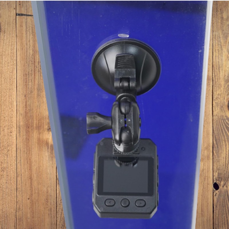 SPIKECAM Car Mount for Body Cameras, 360° Rotatable Windshield Suction