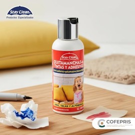 QUITAMANCHAS de ALTO PODER de STAY CLEAN. Elimina Tinta, Pegamento y Marcador Permanente en Segundos. Poder Industrial Seguro para Hogar, Oficina y Taller. (PACK 2 PIEZAS)