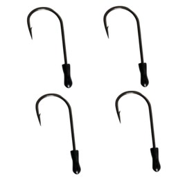 Predax Trailer Hook - 4 Additional Hooks, Fishing Hooks, Hooks for Jigs, Spinner Baits, Chatters, Artificial Baits, Predatory Fish Hooks, Pike Hooks, Zander Hooks, Size: 4/0