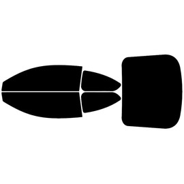 Rvinyl Window Tint Kit Compatible with Scion Tc 2005-2010 - Complete Precut Kit - 5%