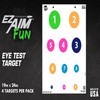 EZ-Aim Fun Shootin' Eye Test Paper Shooting Target, 24" x