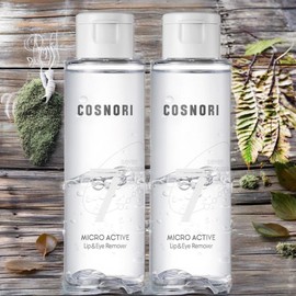 COSNORI Gentle Remover Lip Eye Remover for Sensitive Skin Micro Active Lip & Eye Remover 2 Pieces 150ml / 코스노리 부드러운 리무버 민감성 피부용 립아이리무버 마이크로 액티브 립앤아이 리무버 2개 150ml