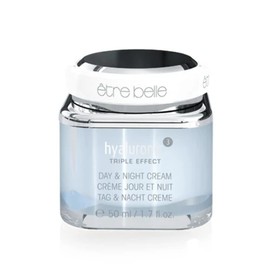être belle Cosmetics Hyaluronic³ Day and Night Cream 50 ml Moisturising Cream with Hyaluronic Against Wrinkles, Face Cream