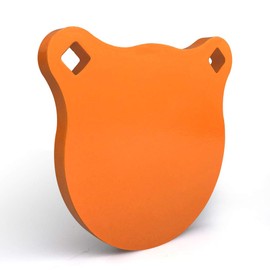 Highwild AR500 Steel Target 4" x 3/8" Gong Shooting Metal Target - Neon Orange