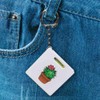 'Potted Cactus' Keyring Tape Measure/Spirit Level Tool (KM00041748)