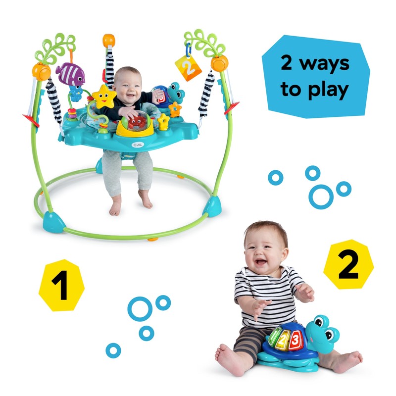 Baby Einstein Ocean Explorers Curiosity Cove 2-in-1 Educational Activity Jumper