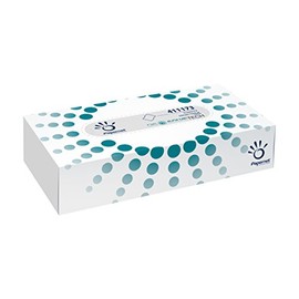 2 ply facial tissues Papernet 411173 Dissolves Tech, 100 Sheets