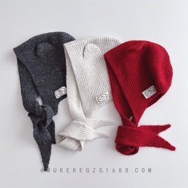 Kids Winter Knit Balaclava Neck Warmer Warm Hat Beanie lf2924 Free Size/Kids (49-53) Coffee 3ea