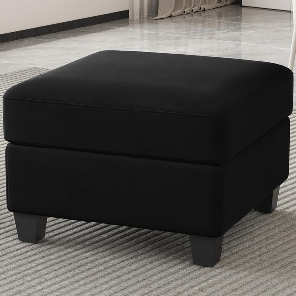 Belffin Modular Sofa Storage Ottoman Module for Velvet Piping Modular