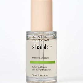 Shable Active Cica Concentrate Ampoule Moisture Soothing Barrier Quick Drying 30ml, 3 pcs. / 샤블 액티브 시카 컨센트레이트 앰플 수분 진정 장벽 속건조 30ml, 3개