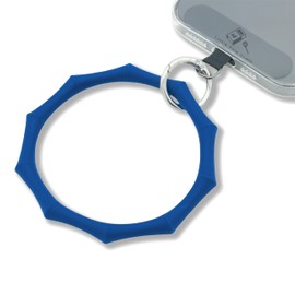 Little Fire Craft Silicone Phone Wrist Strap Hand Wrist Phone Strap Detachable Cellphone Wristlet Silicone Wristband Lanyard (Blue)