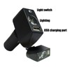 Electric Wheelchair Light 3 Pin XLR Head USB Charging Adjustable