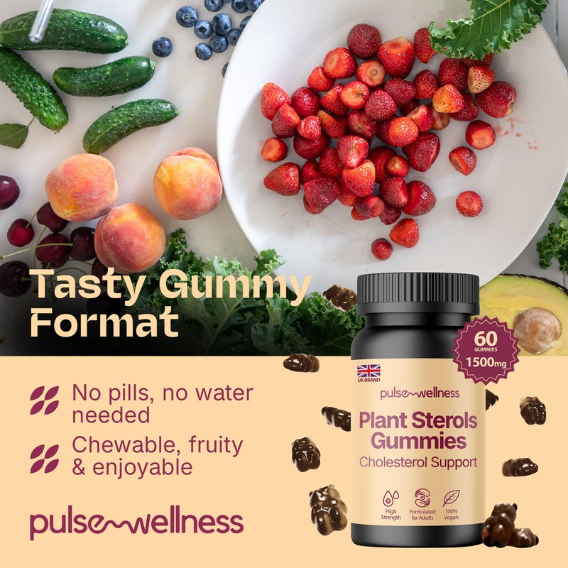 Pulse Wellness | Plant Sterols | Gummies | Mixed Berries