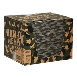 New Pig Green Ham-O Absorbent Mat Pad in Dispenser Box, Absorbs Oil and Water, Heavyweight, 33-Ounce Absorbency Per Pad, (100) 20" x 16" Pads, MAT268