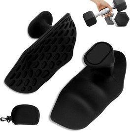 Gym Grips, Hand Grips for Weight Lifting, Gym Hand Grips for Men and Women, Weight Lifting Grips with Storage Box Ideal for Deadlifts, Rows, and Dumbbell Exercises(Black)