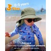 FURTALK Baby Toddler Sun Hat Bucket Hat with Neck Flap