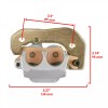 Caltric Front/Rear Brake Disc & Caliper Kit for CanAm Outlander
