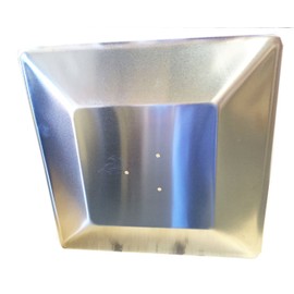 Hiland SGT-Shield Glass Tube Heat Shield, Pre Drilled Holes, Square