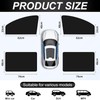 4 Pcs Car Curtains, Sunshade For Car Window Baby, For