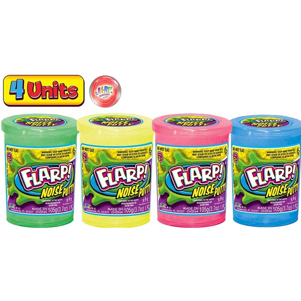 JA-RU Flarp Noise Putty Scented (4 Units Assorted) Squishy Sensory