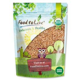 Food to Live Organic Toasted Hulled Sesame Seeds, 8 Ounces – Crunchy and Nutritious Snack, Oven Roasted, Unsalted, No Oil Added, Perfect for Cooking, Smoothies and Salads, No-GMO, Vegan, Kosher, Bulk