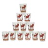 Frosted Moose Tequila Shot Glasses 2oz - Set of 12
