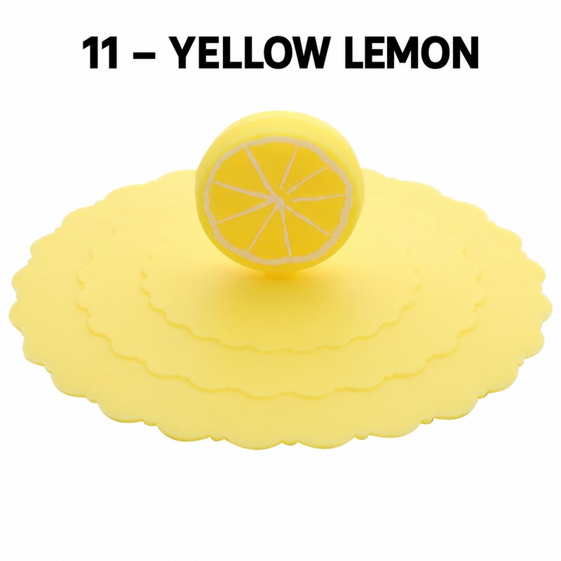 10cm Silicone Cup Cover for Drinks – Heat-Resistant Dustproof Suction